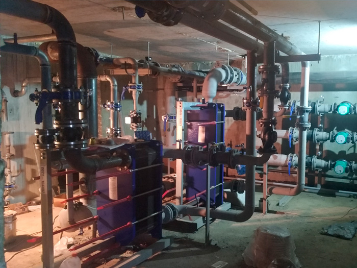 Монтаж котельной новостройки